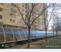 北部时光车棚施工