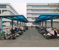 电动车膜结构车棚案例